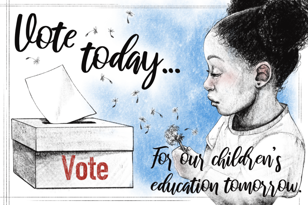Postcard: Vote Today… by Dawn Mergener